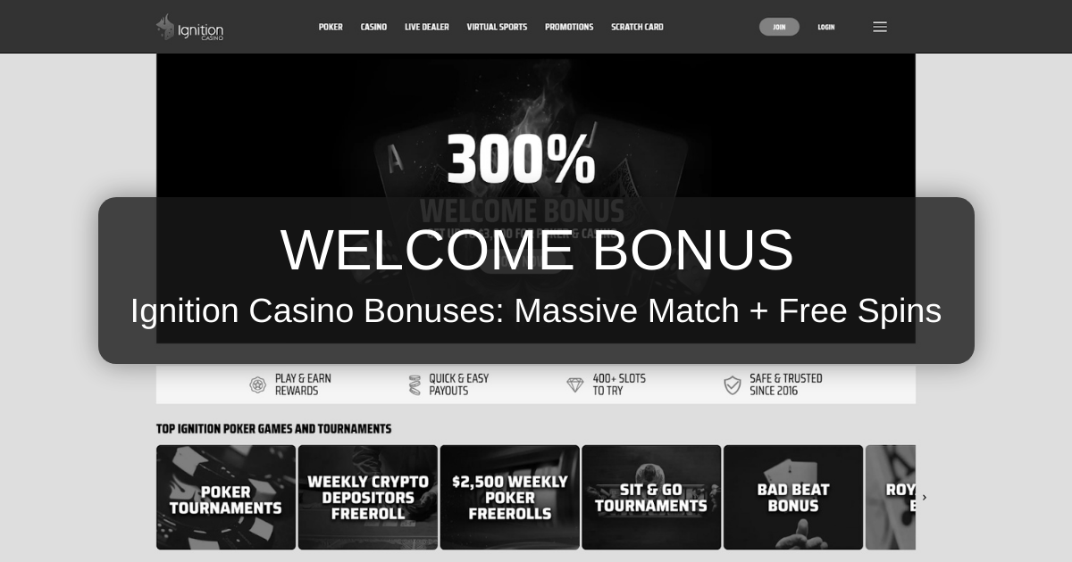Ignition Casino Bonuses 2026: Top USA Offers | Verified